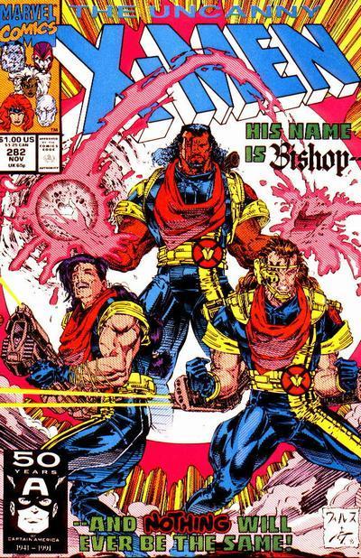 1st Cameo Appearance of Bishop in X-Men 282