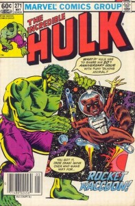 1st App of Rocket Raccoon in Marvel Continuity Hulk 271