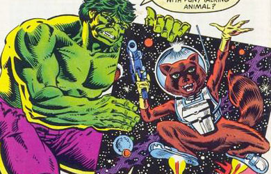 1st App of Rocket Raccoon Continuity Hulk 271