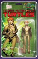 Teenage Mutant Ninja Turtles 52 April O Neil Action Figure Variant Cover