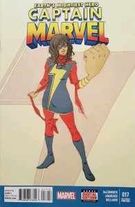 1st Cover Appearance Kamal Khan as Ms Marvel