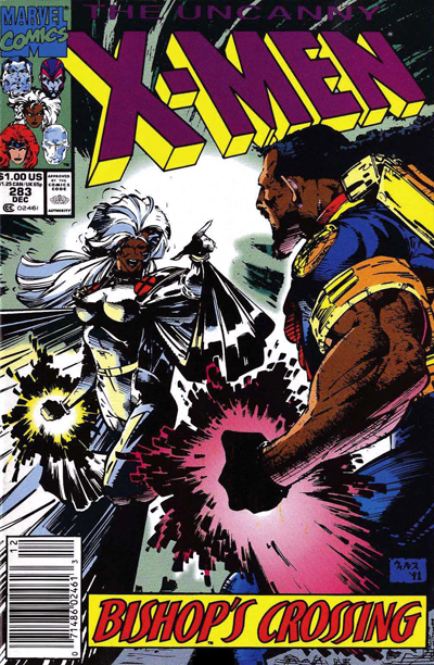 1st Full Appearance of Bishop in Uncanny X-men 283