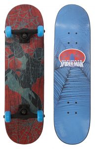 playwheels ultimate spider man skateboard image