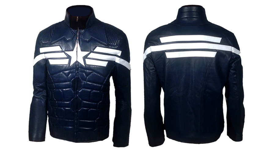 Captain America Winter Soldier Chris Evans Leather Jacket
