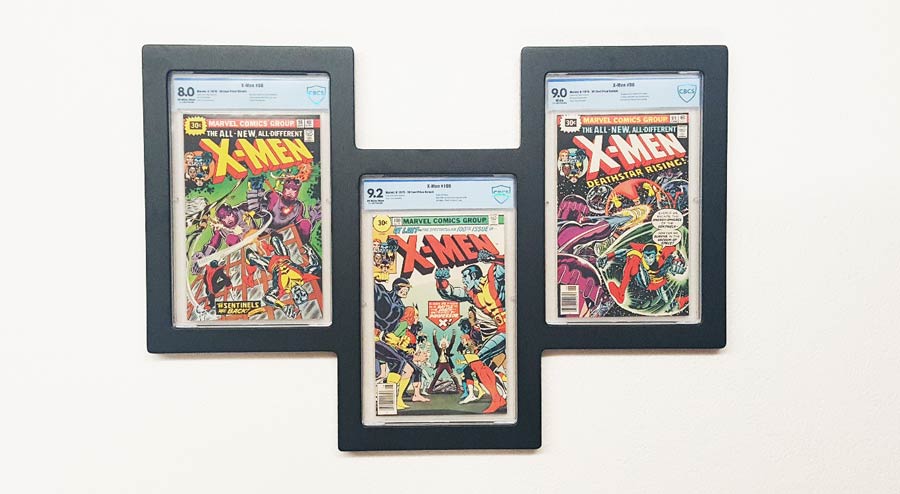 Triple Graded Comic Book POD Frame CGC CBCS Wall Hanging Display